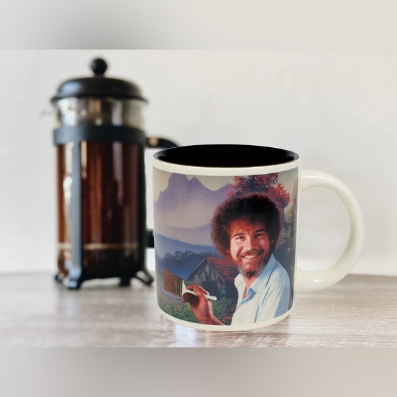 The Unemployed Philosophers Guild Bob Ross Heat Changing Ceramic Coffee Tea Mug - Picture 4 of 16